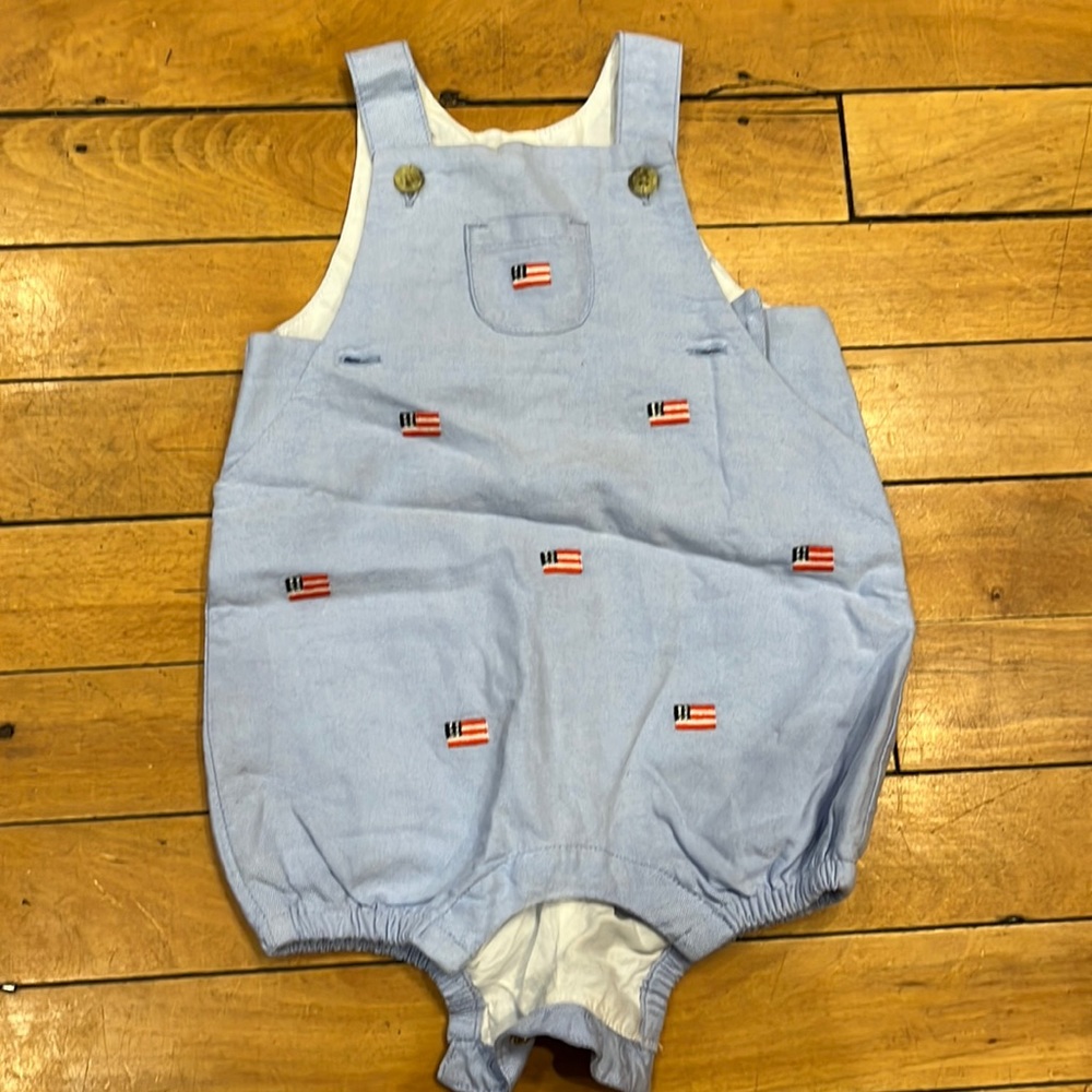 Janie and jack American flag one piece